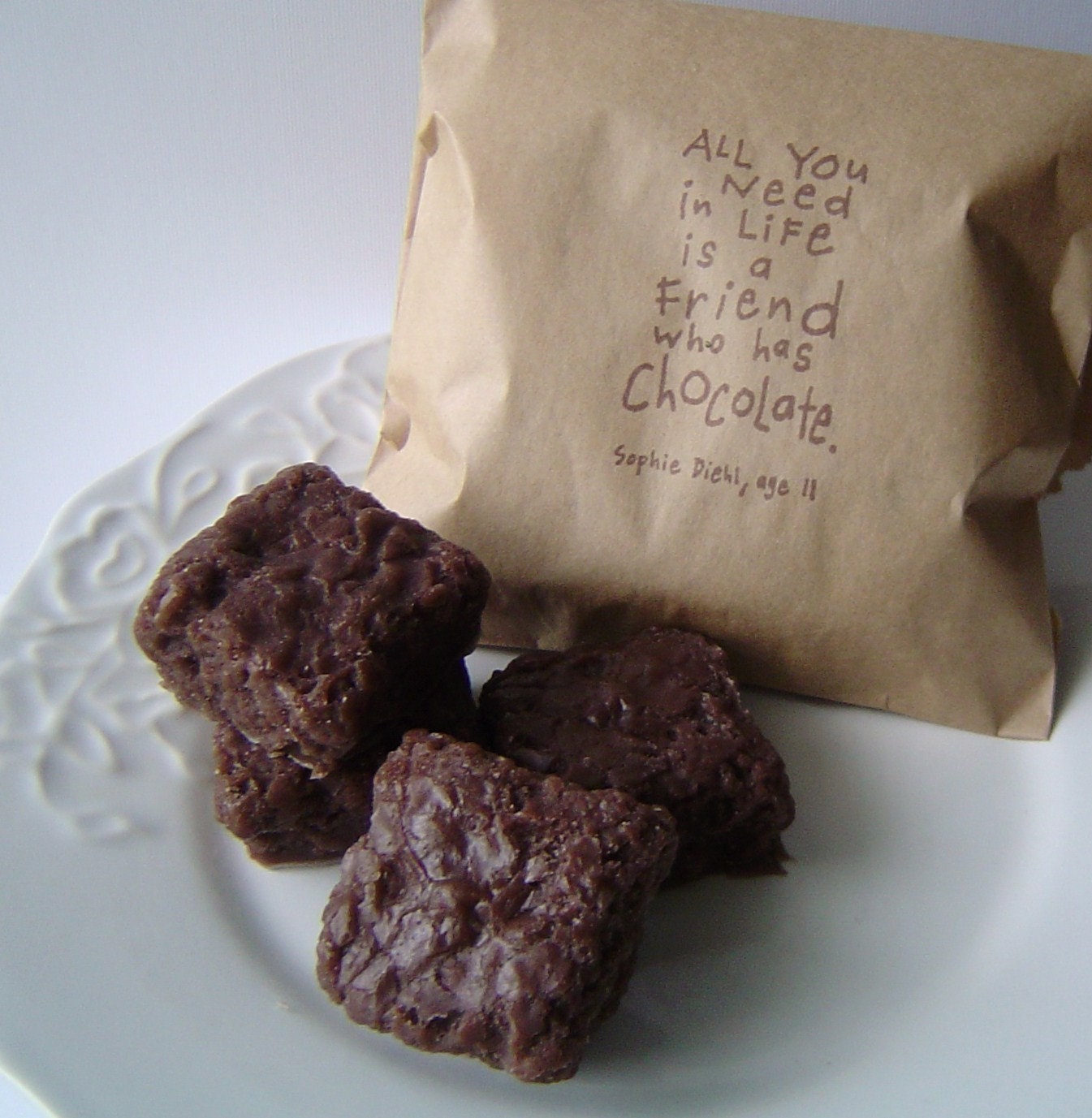 Soap - Mini Brownie Bites Soap - Dark Chocolate scented - Glycerin Soap Set - Gift Set