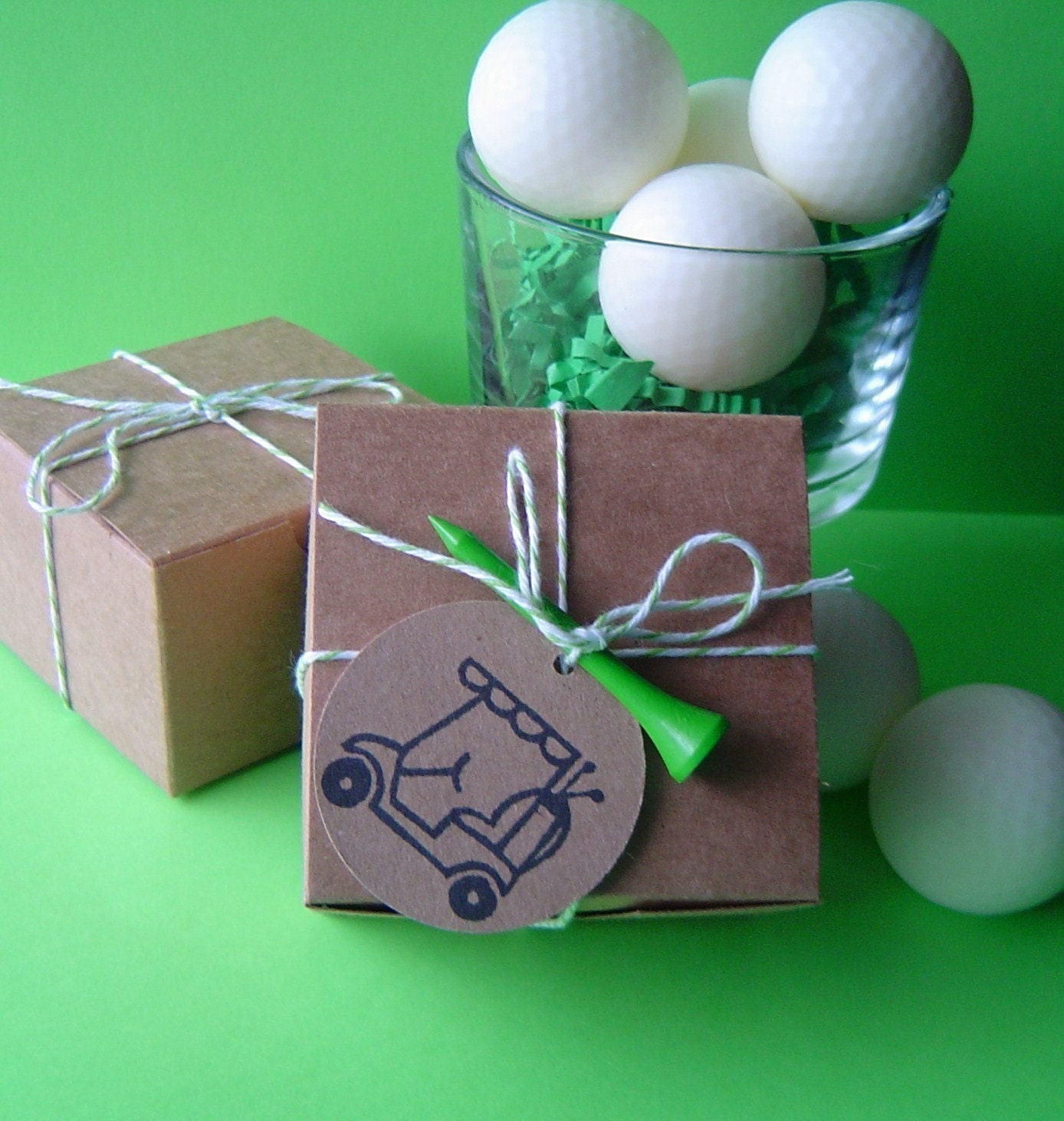 Golf Ball Soap Set-Goat's milk Soap-Peppermint Scent