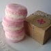 Soap - French Macaron - French Macaroon Goat's Milk Soap - Black Raspberry and Vanilla Scented - Gift for Her - Mothers Day