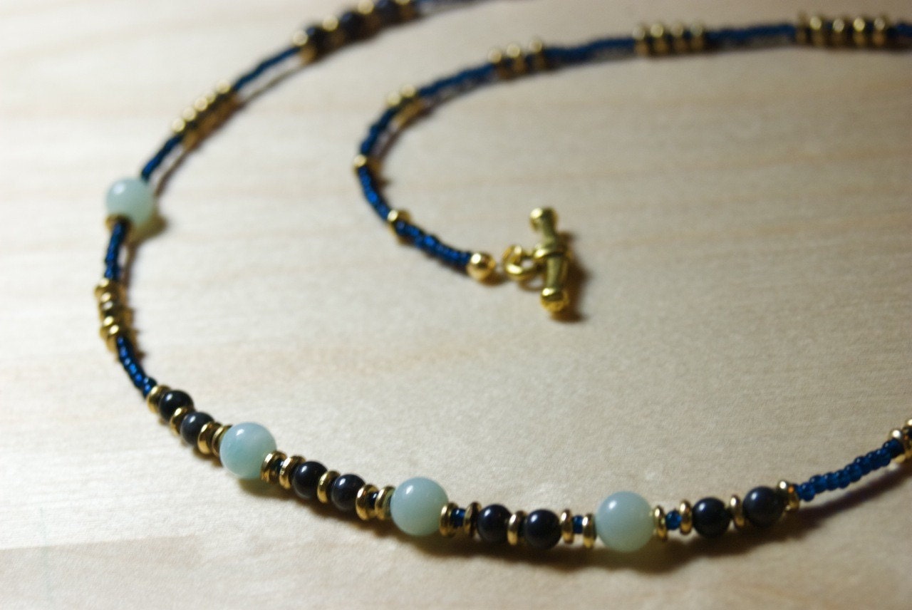 Starry Night Beaded Necklace