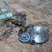Steampunk Necklace - Mojito - Neo Victorian - Vintage Repurposed Watch Dial Pendant -  Artisan Jewelry Handmade and Designed by A Second Time
