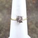 Raw Uncut Rough Diamond Engagement Ring  - 14K Yellow Gold Engagement Ring -  Rough Diamond Gemstone Ring