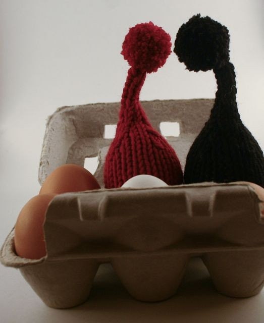 Pair of egg cozies