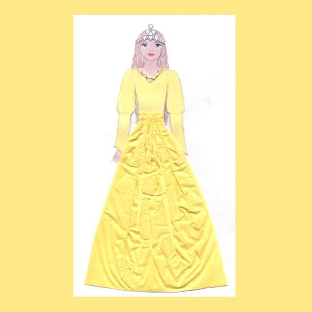 Princess Olivia Paper Doll