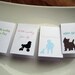 Dog Silhouette Gift Enclosures Personalized