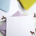 Dog Silhouette Note Cards Personalized You Design Set of 20
