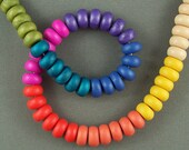 10 Large Rondelle Spacer Beads