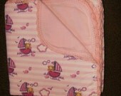 Teddy Bear Sail Boats Blanket Set