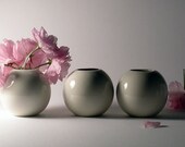Mini White Porcelain Vases - Wedding Edition - Set of 3