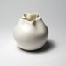 White Porcelain 'Coin Purse' Vase