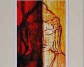 In Darkness There Is LIght  - Buddha Print