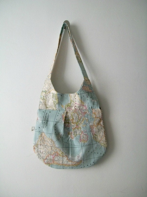 World Map Shoulder Bag