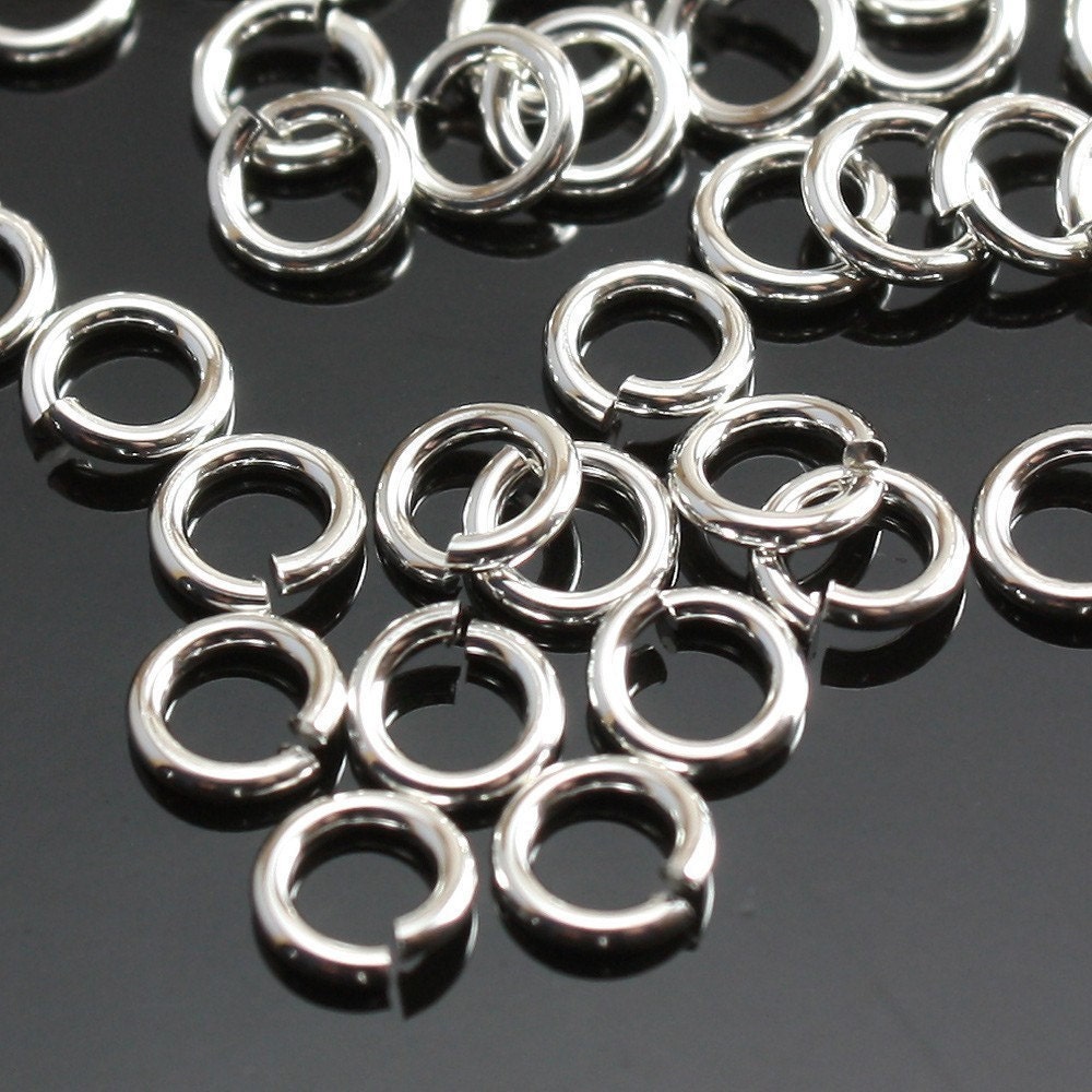 Sterling Silver Jump Rings 4mm 20ga open - 20 pieces