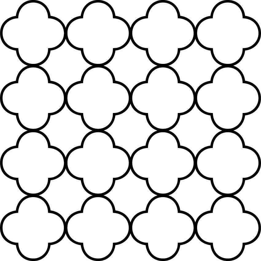 Quatrefoil Vinyl Decal