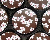 1 Dozen Cherry Blossoms Designer Oreos -Spring Easter Mother's Day Wedding Shower