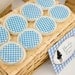 1 Dozen Blue GINGHAM CHECK Designer Chocolate Oreos - Wizard of Oz Baby Boy