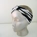 The Twist Turban Headband- In Knit Zebra Print, bohemian style