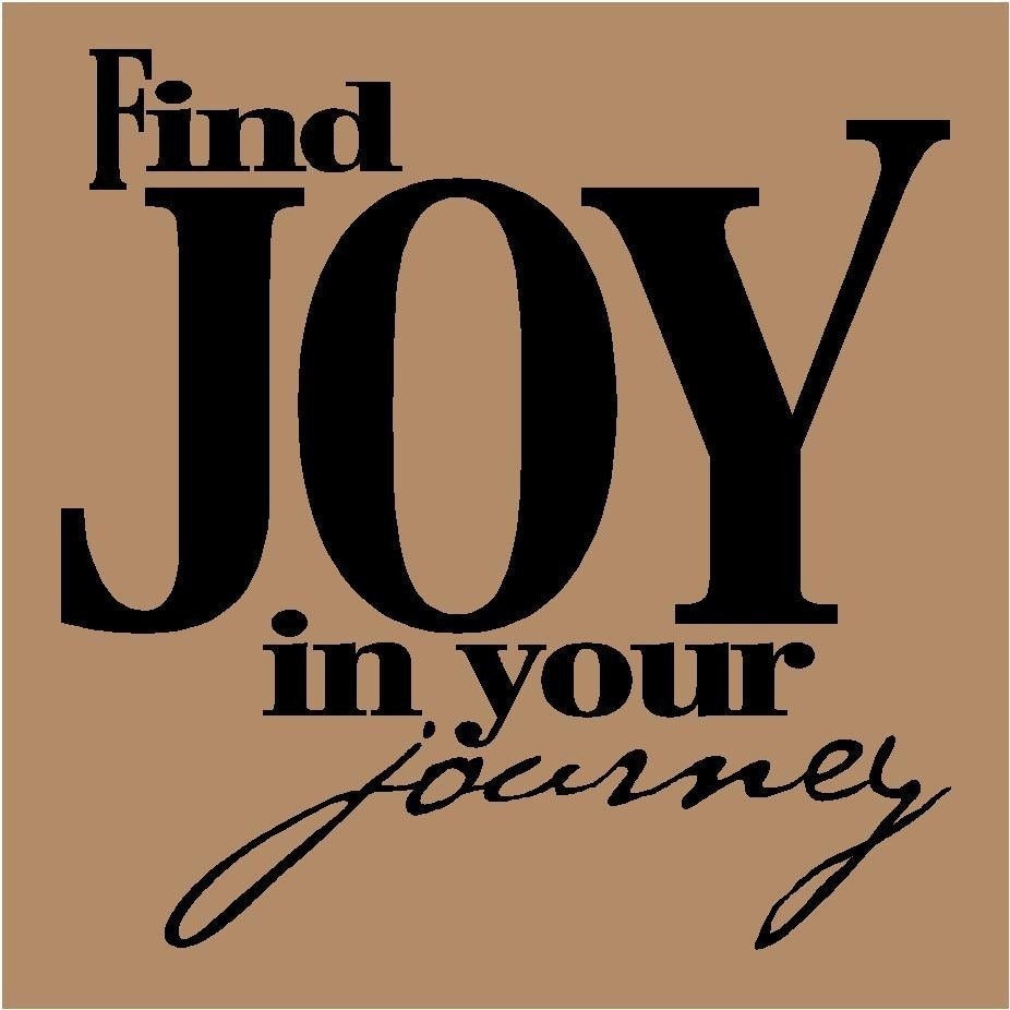 T08-Find Joy in your journey vinyl lettering tile lettering