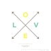 Love X Type Print - Cross Arrows Print by Pretty Chic SF