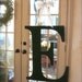 Moss Covered Letter Initial Monogram 36 Inch