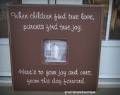 Custom 20 x 20 inch picture frame with favorite quote or saying