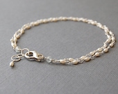 Our Path Together Bracelet in Sterling Silver or Gold Fill