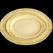 Pair of Lovely Oval Vintage Platters - Luscious Floral Border on Creamy Ivory Japanese Porcelain - RESERVED for Shauna