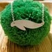 Dugong necklace. Sterling silver. Handmade. Contemporary design.