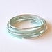 MINT Leather Bracelets Double the Silver Tube Bead leather jewelry bangles 10