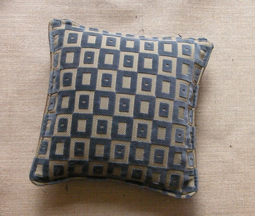 Crafted with love. Velvet mini scatter cushion made
