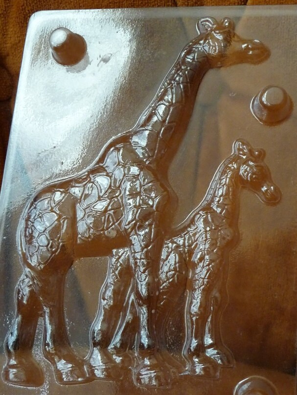Giraffe Candy Mold Giraffe Chocolate Mold by CowtownCuties on Etsy