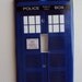 SALE Blue Tardis Police Box Switchplate Cover in Single Toggle