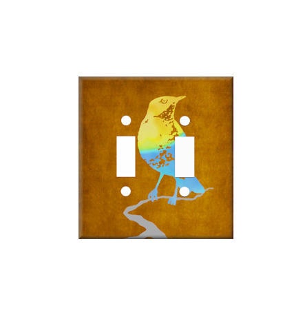 Double Light Switch Art Cover Sunset Blvd II