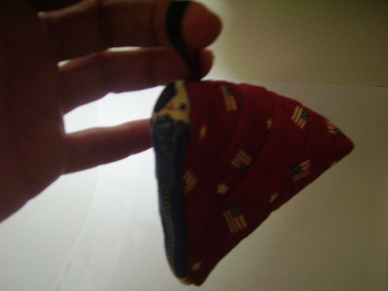 Bag American Coin Pouch For Your Change or Other Little Things triangle coin purse