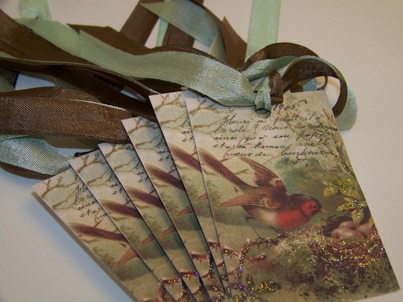 Bird Tags - Set of 6