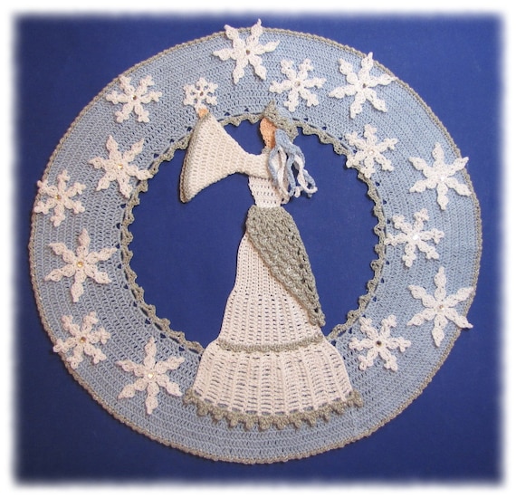 Snow Queen Doily Crochet  PDF Pattern