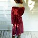 1970s Suede Long Coat with Real Fur Collar