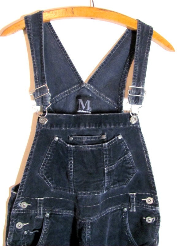 Vintage Corduroy Bib Overalls .. Carpenter by dirtybirdiesvintage