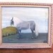 Vintage 1967 Framed Original Horse Painting