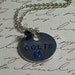 COLTS - Indianapolis Colts Hand Stamped Pendant Necklace