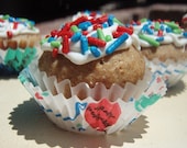 Gourmet Dog Treats - Happy Birthday Pupcakes - All Natural Organic Dog Treats Vegetarian - - Shorty's Gourmet Treats