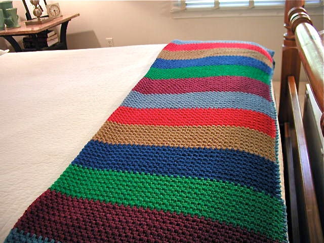 Vintage Crochet Blanket or Afghan