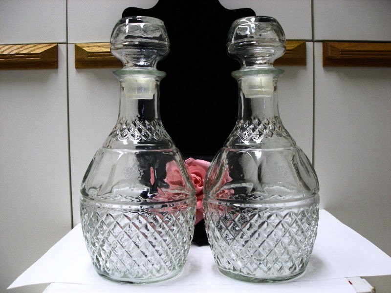 PRINCESS HOUSE CRYSTAL Decanter MATCHING SET by RareEarthProducts
