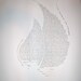 Flame Ketubah - Wedding Calligraphy