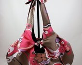 Bow Strap Hobo Bag