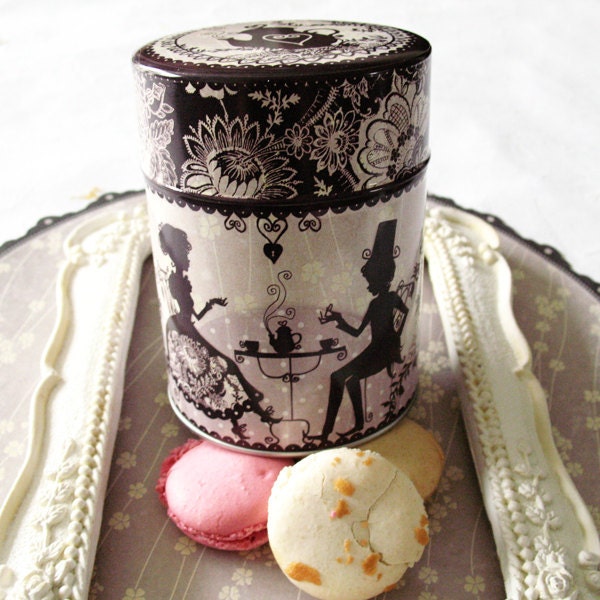 Tea Caddy - Mr and Mrs Shadow