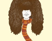 Rocker Hermione illustration fine art print - 5 x 7