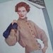 Vintage Vogue Knitting Pattern 1940s 1950s Womens Cardigan Jacket 40s 50s original pattern