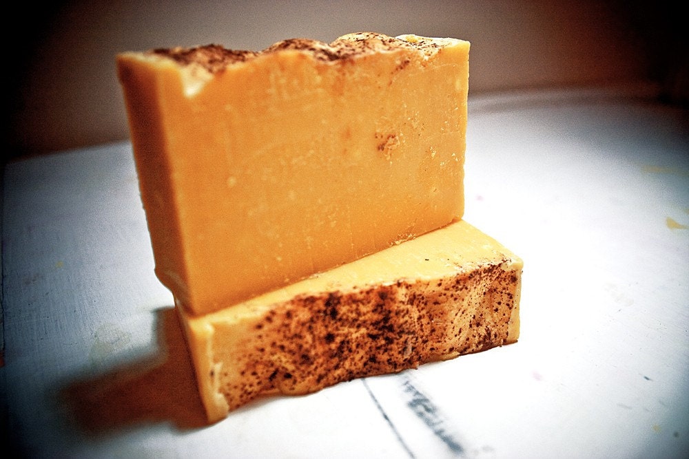 All Natural Soap with Pumpkin - VEGAN - Fragrance Free