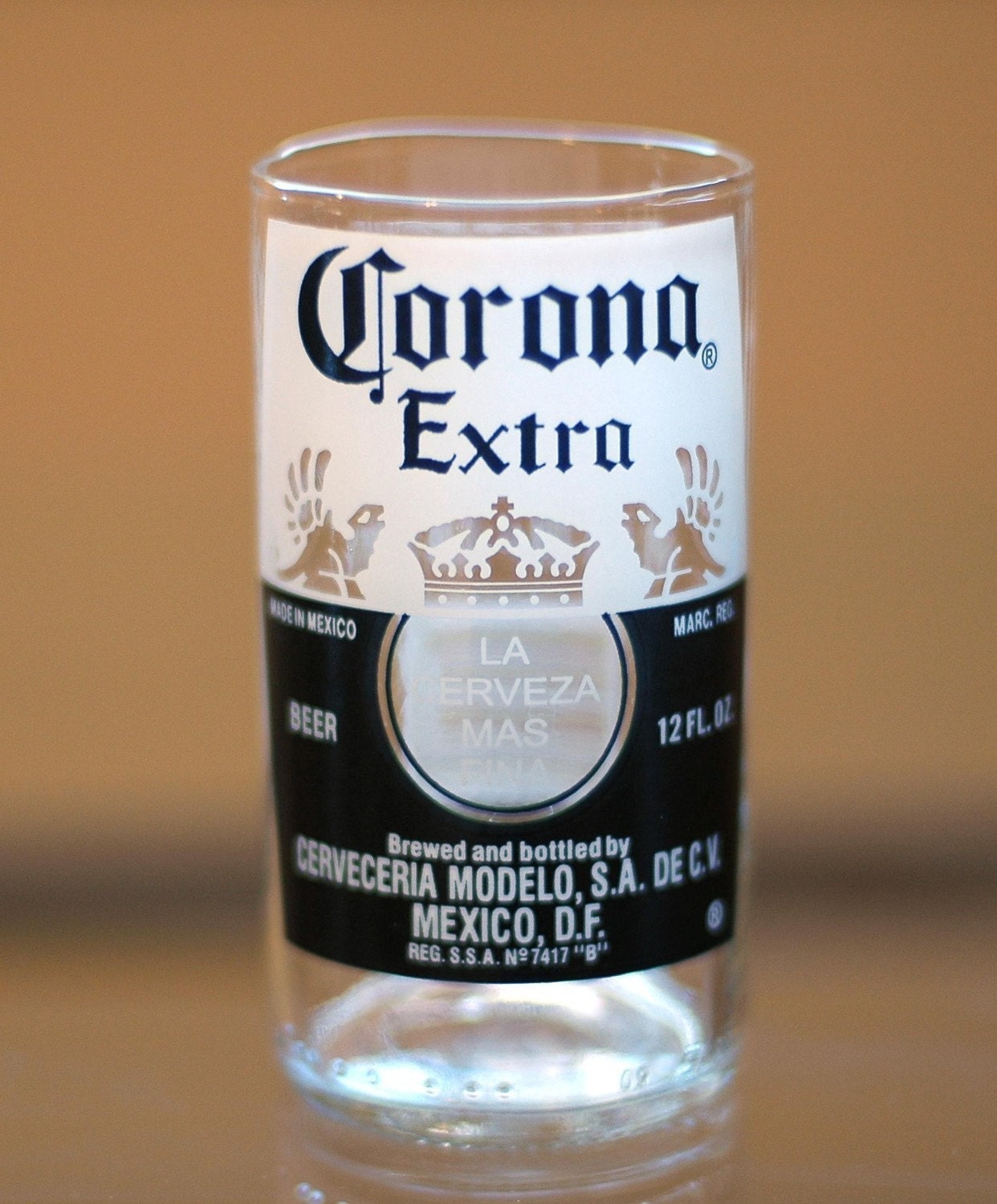 YAVA Glass - Upcycled Corona Extra Beer Bottle Glass